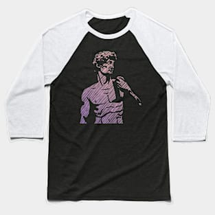 David of Michelangelo Baseball T-Shirt